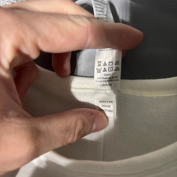 Spanx Perfect Length Top Doleman Sleeve Sweatshirt Size XL - Picture 6 of 6